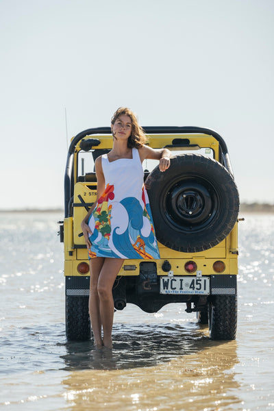 Binny - PIPPI BEACH - 100% Cotton Mini Sundress - Surfy