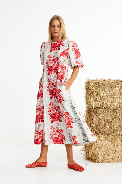 Binny - MAGIC MILLIONS - Linen Viscose Midi Dress