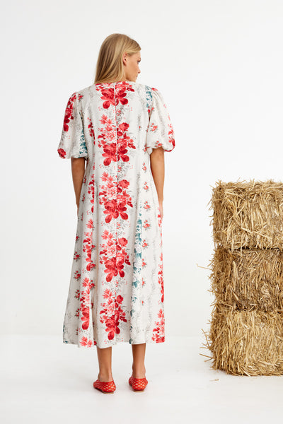 Binny - MAGIC MILLIONS - Linen Viscose Midi Dress