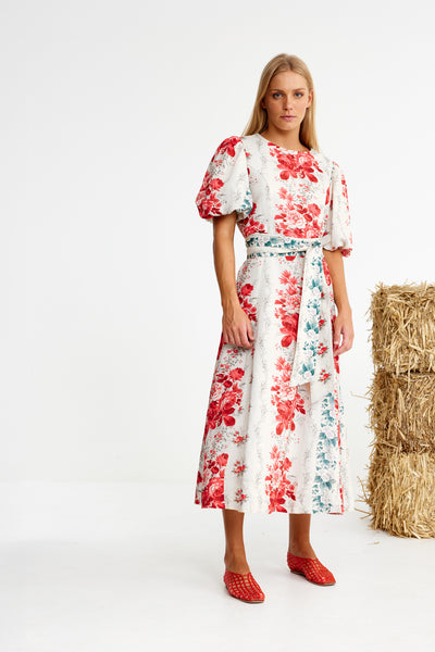 Binny - MAGIC MILLIONS - Linen Viscose Midi Dress