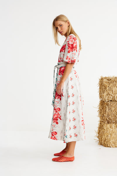 Binny - MAGIC MILLIONS - Linen Viscose Midi Dress