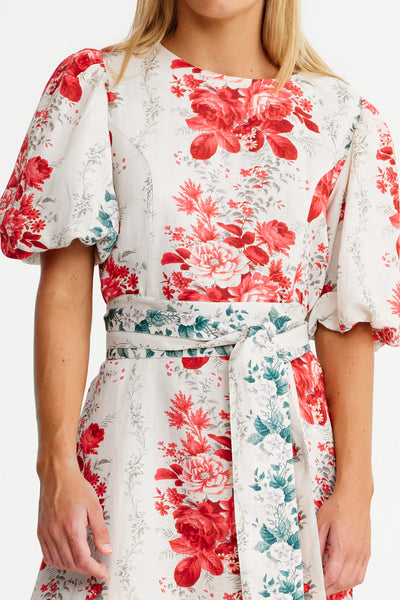 Binny - MAGIC MILLIONS - Linen Viscose Midi Dress