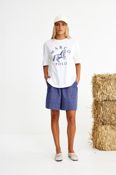 Binny - MARCO POLO - Cotton T-Shirt - White