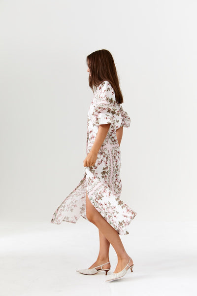 Binny - Panettone - 100% Cotton Midi Dress - Dolce Print