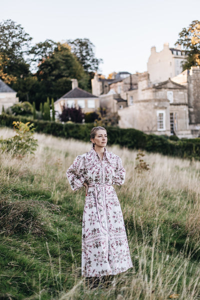 Binny - Panettone - 100% Cotton Midi Dress - Dolce Print