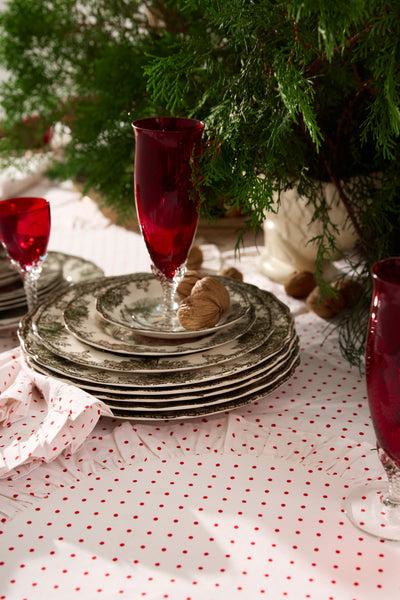 Binny - Pimms Cocktail - Cotton Placemats - Polka Dot