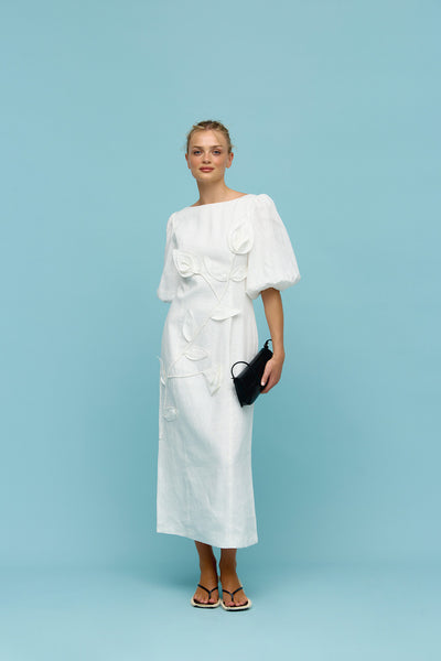 Binny - LADIES SINGLES - Dress - Ivory