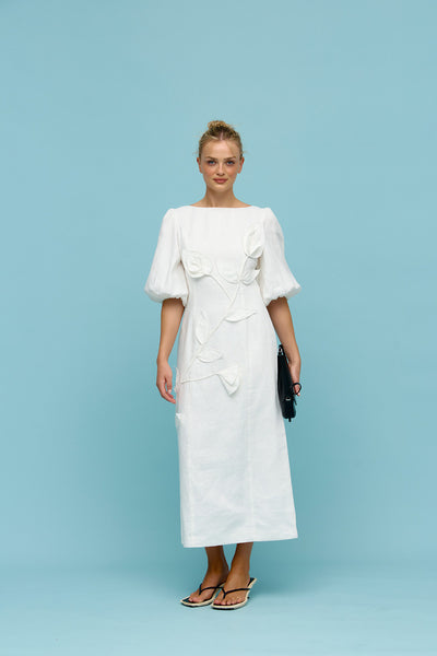 Binny - LADIES SINGLES - Dress - Ivory