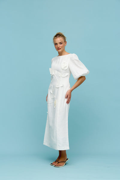 Binny - LADIES SINGLES - Dress - Ivory
