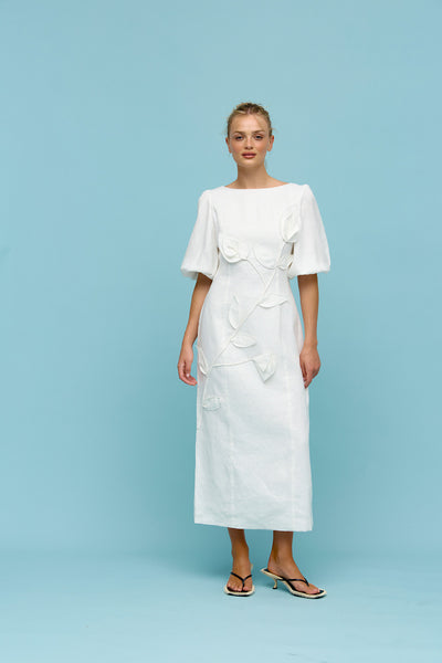 Binny - LADIES SINGLES - Dress - Ivory