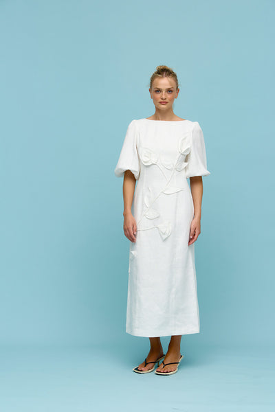 Binny - LADIES SINGLES - Dress - Ivory