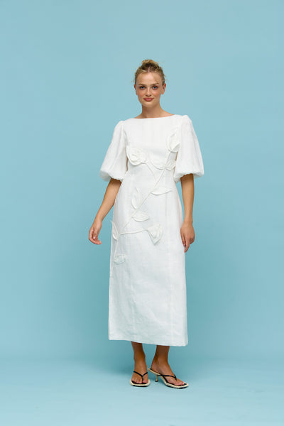 Binny - LADIES SINGLES - Dress - Ivory
