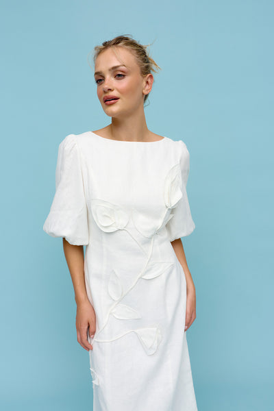 Binny - LADIES SINGLES - Dress - Ivory