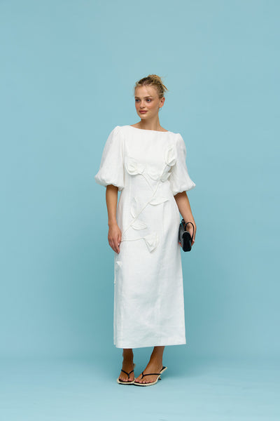 Binny - LADIES SINGLES - Dress - Ivory