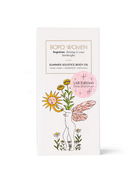 Bopo Women - Summer Solstice Pink Shimmer Body Oil