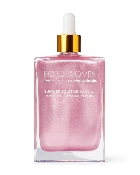Bopo Women - Summer Solstice Pink Shimmer Body Oil
