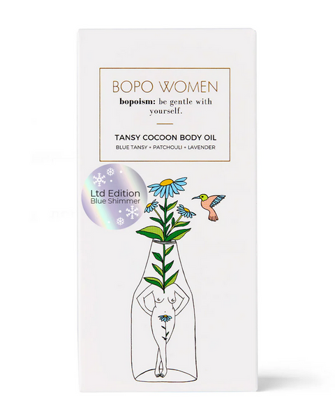 Bopo Women - Tansy Cocoon Limited Edition Blue Shimmer Body Oil