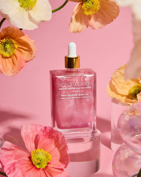 Bopo Women - Summer Solstice Pink Shimmer Body Oil