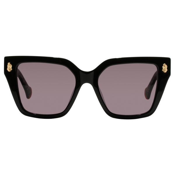 Camilla - Sunglasses - Bottomless Brunch Black/Brown Glitter Leopard