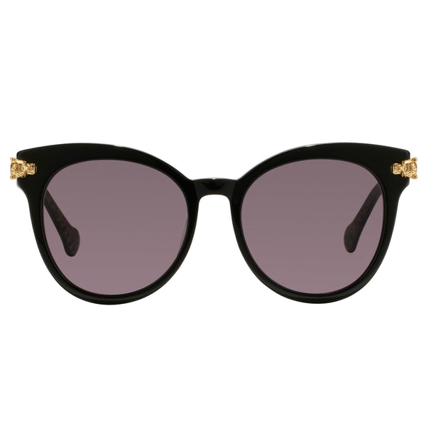 Camilla - Sunglasses - The Extras Black / Glitter Leopard