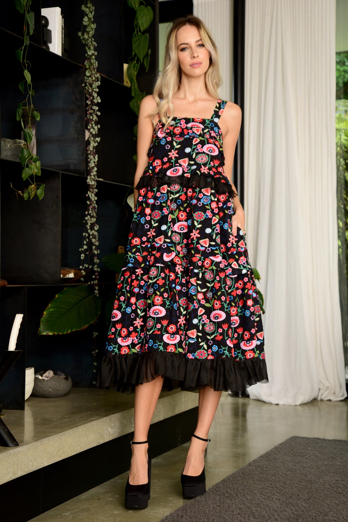 Cooper by Trelise Cooper - Dance The Night Away Dress - Black Multi FINAL SALE