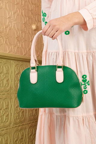 Coop - Hold My Handbag Bag - Green & Peach