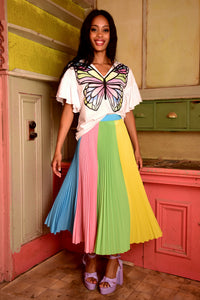 Coop Pleat of the Moment Skirt Rainbow SHOP NOW Online