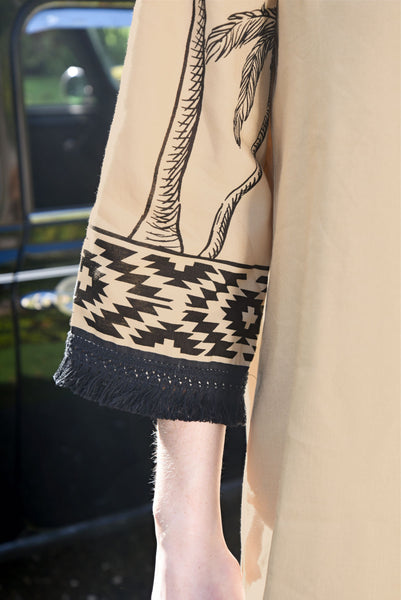 Coop - A Palm State of Mind Dress - Tan