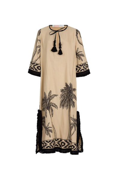 Coop - A Palm State of Mind Dress - Tan