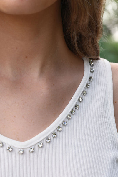 Coop - Glisten Up Tank - White