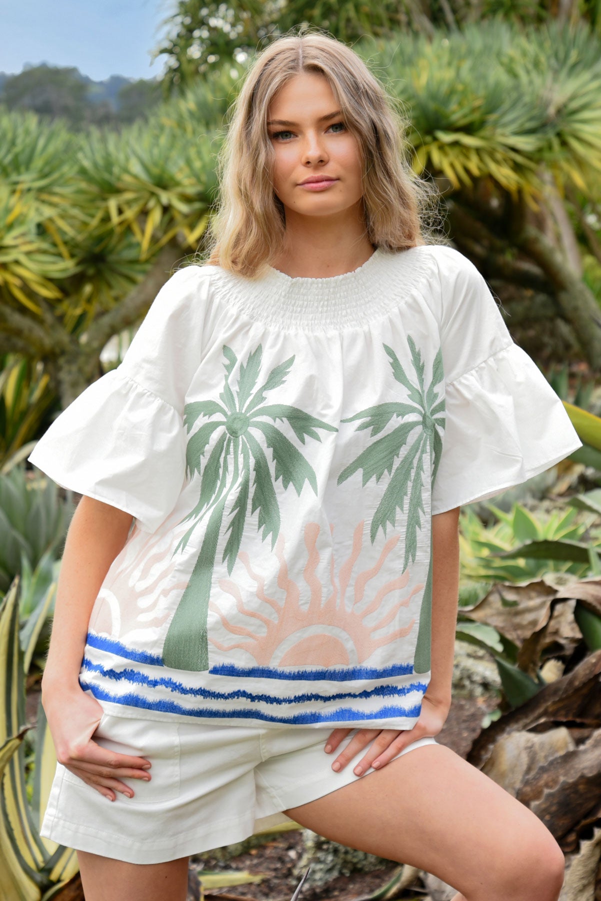 Coop - Sun Kissed Dreams Top - White