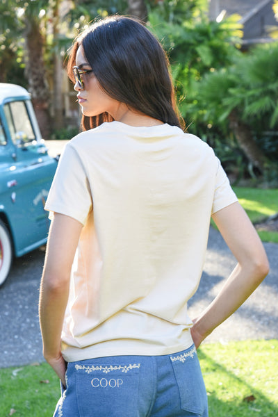 Coop - Calm Your Palm T-shirt - Ecru