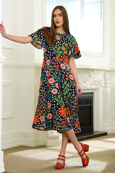 Curate - Swirl Story Dress - Flowers