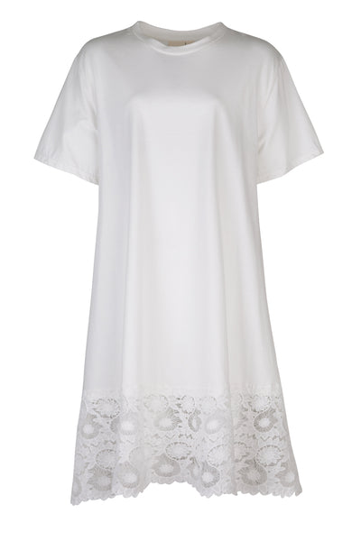 Curate - Straight Laced Dress - White 