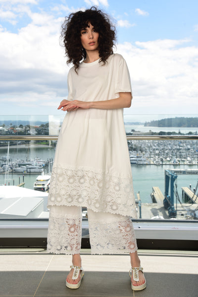 Curate - Tell It Straight Pant - White FINAL SALE