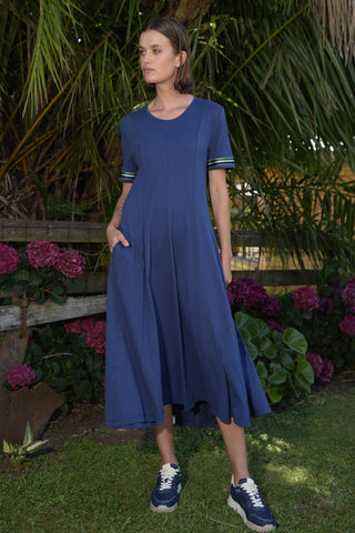 Curate - Dare to Flare Dress - Navy