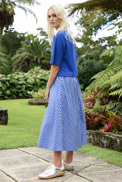 Curate - Perfect Combination Dress - Blue Gingham