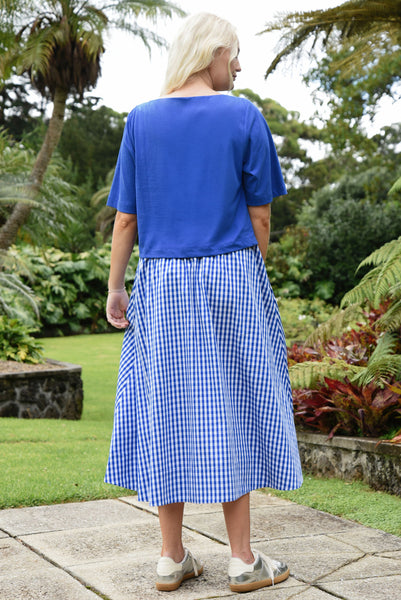 Curate - Perfect Combination Dress - Blue Gingham