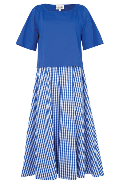 Curate - Perfect Combination Dress - Blue Gingham