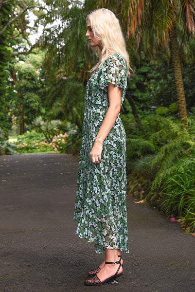 Curate - It's a New Day Dress - Green Floral