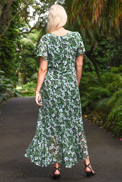 Curate - It's a New Day Dress - Green Floral