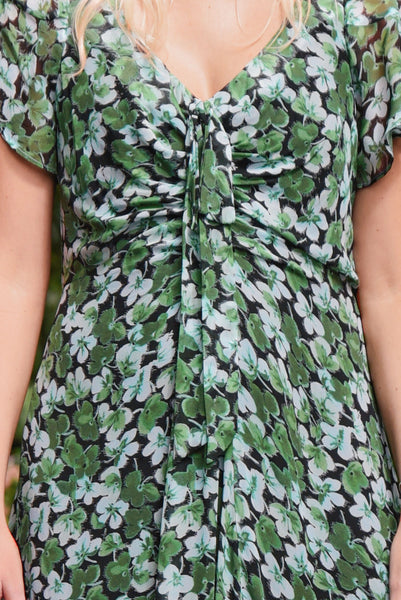 Curate - It's a New Day Dress - Green Floral