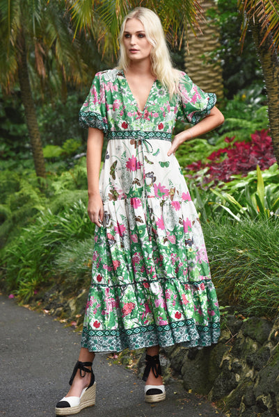 Curate - Things I Love Dress - Floral Border 