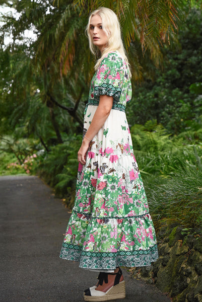 Curate - Things I Love Dress - Floral Border 
