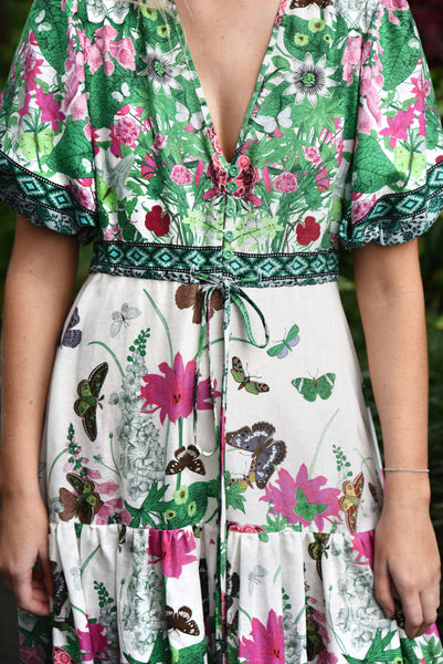 Curate - Things I Love Dress - Floral Border 