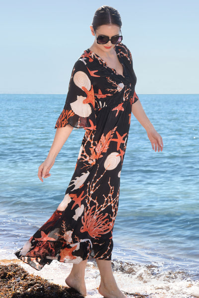 Curate - Feeling Fire Dress - Black Shells