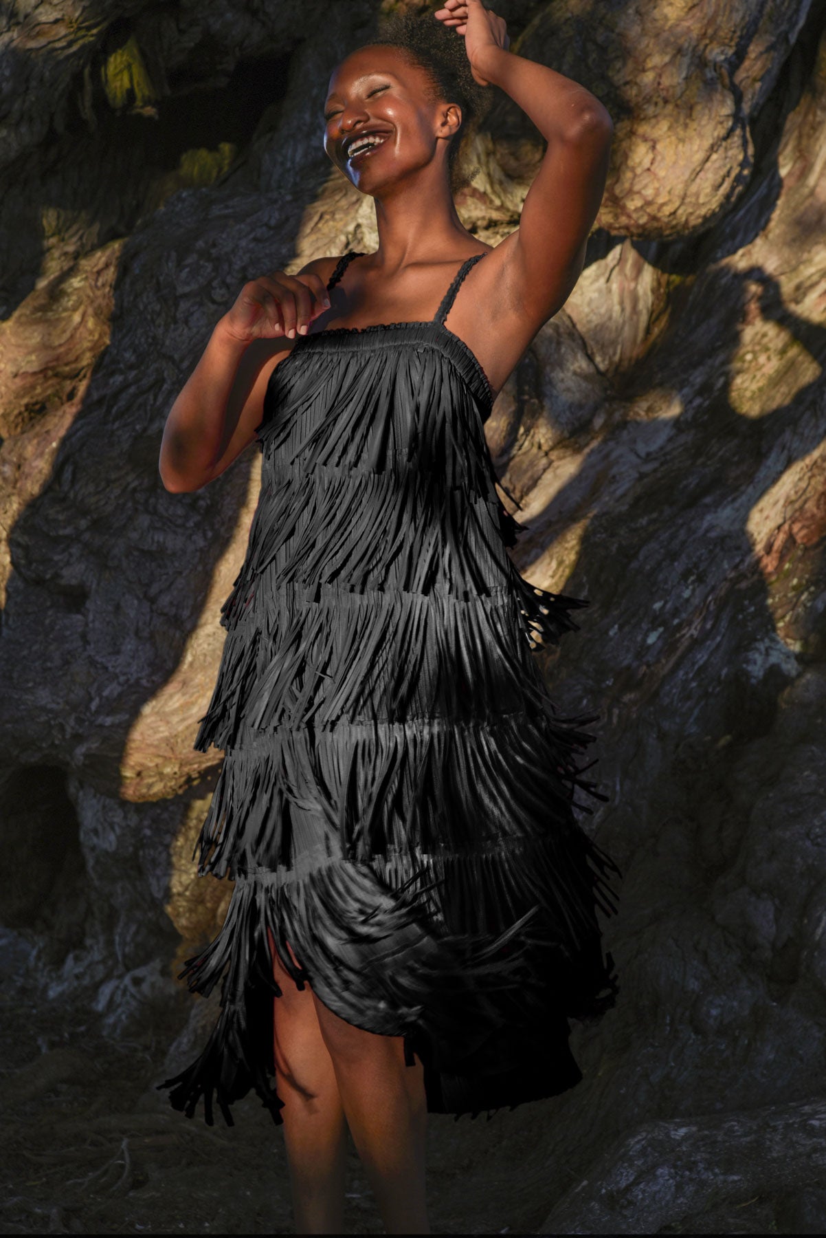 Curate - Just For Tassels Dress - Black