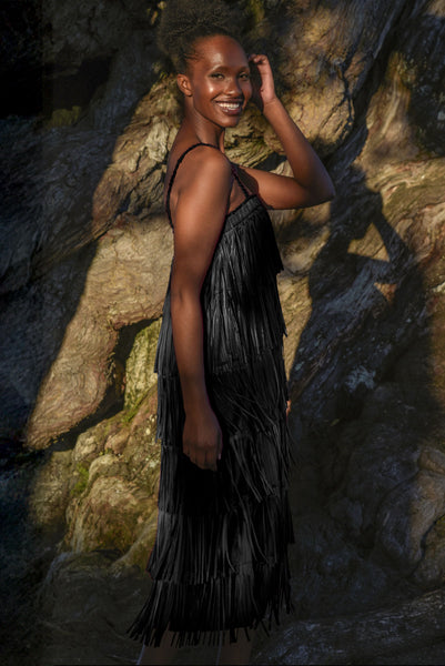 Curate - Just For Tassels Dress - Black