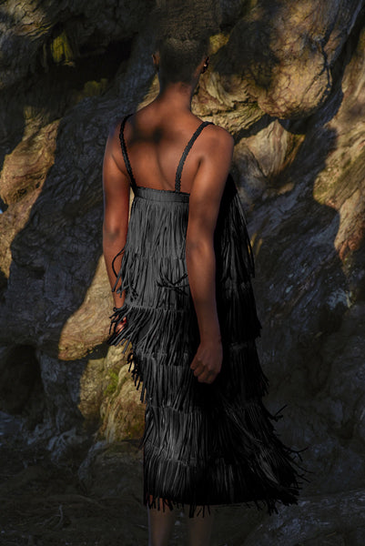 Curate - Just For Tassels Dress - Black