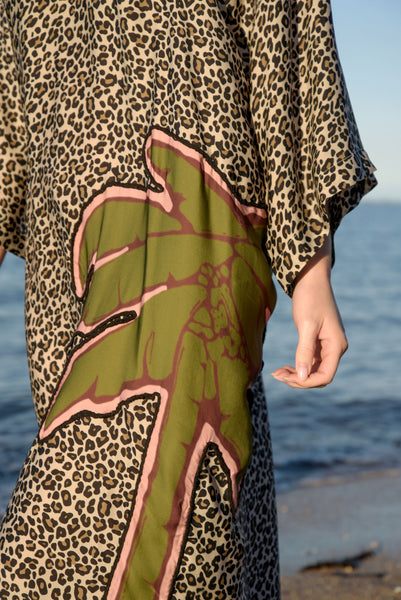 Curate - MAKING IT PURR-FECT Dress - Leopard Palm